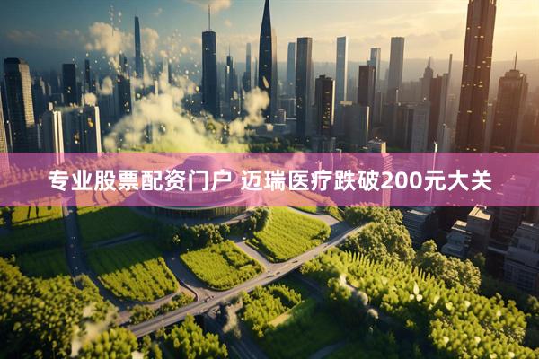 专业股票配资门户 迈瑞医疗跌破200元大关