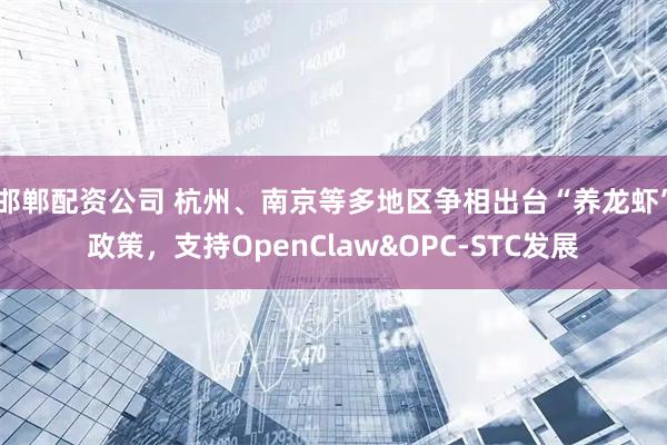 邯郸配资公司 杭州、南京等多地区争相出台“养龙虾”政策，支持OpenClaw&OPC-STC发展